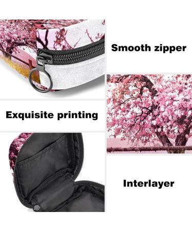 Blossom Tree Spring Flowers Portable Sanitary Napkin Storage Bag | Period Accessories for Women & Teenage Girls | Menstrual Cup & Document Holder - Buy Online on GoSupps.com