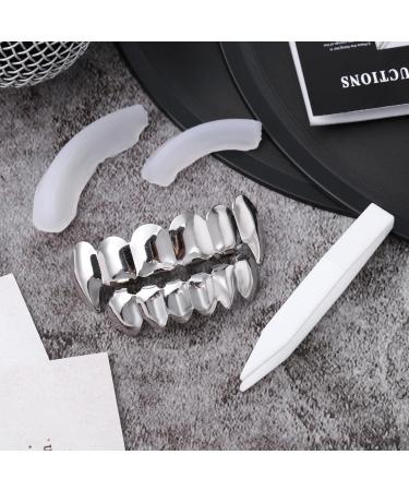 TOYANDONA Silver Plated Hip Hop Teeth Grill | Stylish Mouth Grills for Men & Women - Buy Online on GoSupps.com