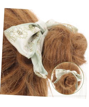 BIUDECO Green Hair Ties Scarf for Hair Green Wallet Tote Purse Flower Headbands Bandana for Hair Ladies Purse Hair Bandanas Vintage Purse Purses for Women Trendy Silk Handbag Miss - Buy Online on GoSupps.com