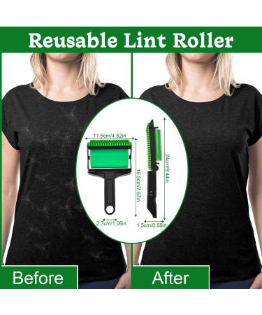 Reusable Lint Roller Sticky Lint Brush for Dog Cat Pet Cat Hair Remover Clothes Roller Sticky Reusable Lint Roller Washable Sticky Roller for Clothes Carpets - Buy Online on GoSupps.com