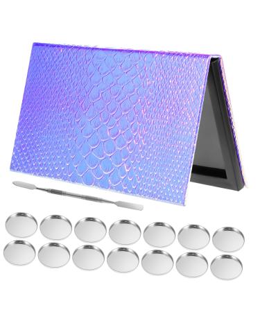 Palette De Maquillage Vide Sir ne Avec Godets Raclette Pour Fards Paupi res Blushs Et Illuminateurs Design cailles De Poisson