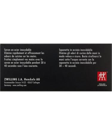 ZWILLING Savon en Acier Inoxydable 18/10 9.3 x 4 cm Poli Mat - Buy Online on GoSupps.com