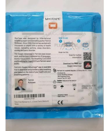 Sleep Strips by Oxygen Advantage - Improve Sleep Quality Restore Nasal Breathing Available in S/M/L for Teens - Buy Online on GoSupps.com