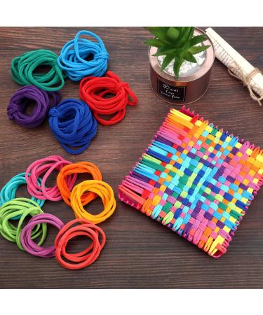 12 Colors Potholder Loops Weaving Craft Kit - 192 Pieces, Compatible with 7 Inch Loom - Buy Online on GoSupps.com