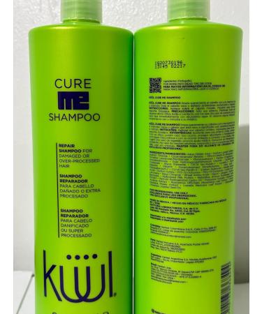 Kuul Cure Me Shampoo 33.8 oz - Hydrating Hair Reconstructor & Moisture Retention - 1L / 1000ML - International Shipping Available - Buy Online on GoSupps.com