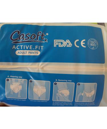 Incontinence Pants for Women and Men | Adult Nappies | Diapers | Pull Up Pants (Large) - Buy Online on GoSupps.com