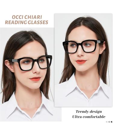 OCCI CHIARI Fashion Oversized Reading Glasses for Women - Stylish & Comfortable Readers (1.0 to 6.0) - International Shipping Available - Buy Online on GoSupps.com