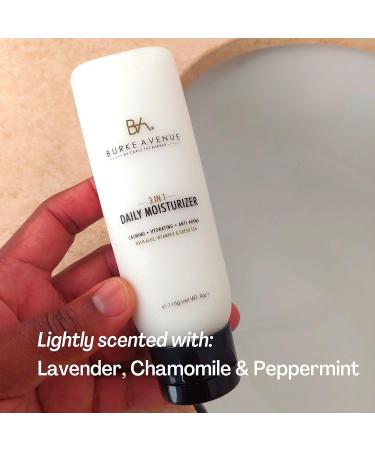 Burke Avenue 3 in 1 Daily Moisturizer for Men - Face Lotion & After-Shave Balm | Calming & Hydrating | International Shipping Available - Buy Online on GoSupps.com