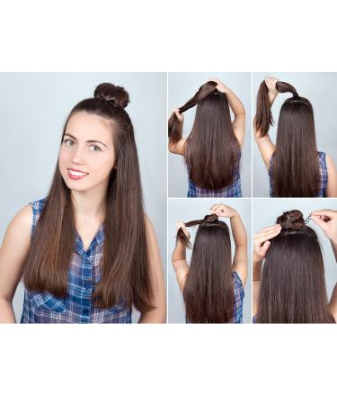 Black Spiral Hair Clip Set 20 pcs Spiral Pin & Bun Hairpins for DIY Hairstyles | International Shipping - Buy Online on GoSupps.com