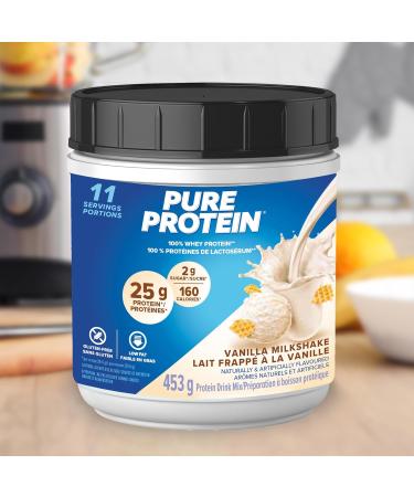 Pure Protein Whey Protein Powder & Bars - Nutritious Gluten Free protein bar made with Whey protein blend Vanilla + Birthday Cake 453 g (Pack of 1) - Buy Online on GoSupps.com