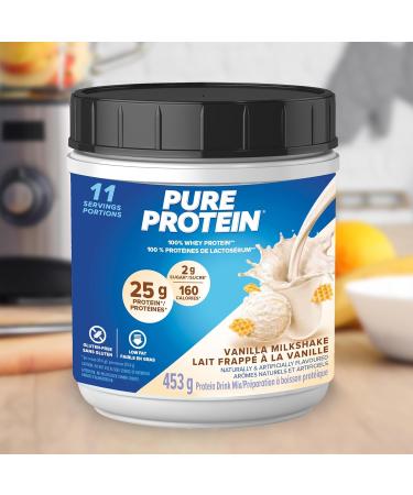 Pure Protein Whey Protein Powder - High Protein Low Sugar Gluten Free - Fast-Acting Formula & Bars - Nutritious Gluten Free protein bar made with Whey protein blend - low sugar - Buy Online on GoSupps.com
