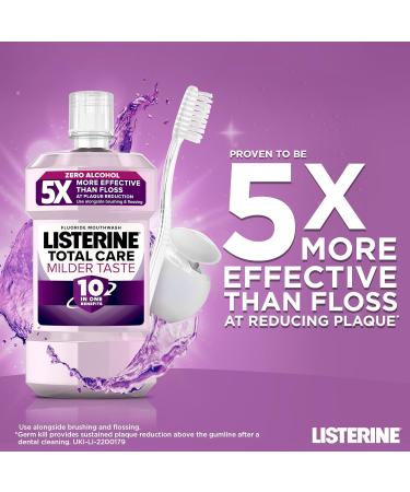 Listerine Total Care Milder Taste Mouthwash 500ml - Pack of 1 - Buy Online on GoSupps.com