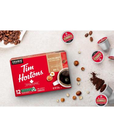 Tim Hortons Hazelnut Flavoured Coffee Single Serve Keurig K-Cup Pods Medium Roast 72 Count Hazelnut 72 count (Pack of 1) - Buy Online on GoSupps.com