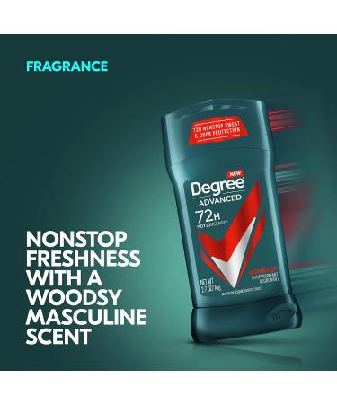 Degree Men Advanced MotionSense Technology 2.7 oz - 4 Pack | 72H Sweat & Odor Protection - Buy Online on GoSupps.com