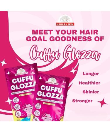 Magara Skin CUFFU GLOZZA Keratin-Protein Hair Treatment - 5 Sachets | Best International Shipping - Buy Online on GoSupps.com