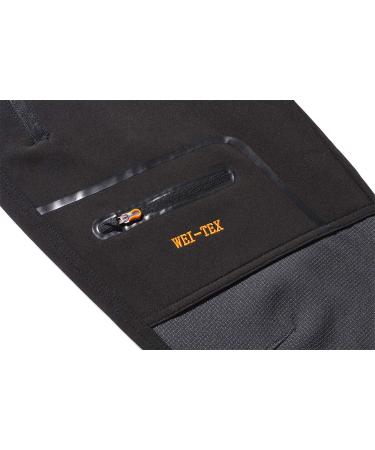 Benboy Men's Waterproof Hiking Pants | Softshell Windproof Warm Lined Ski & Snowboard Pants | Outdoor Winter Trekking L Black - Buy Online on GoSupps.com