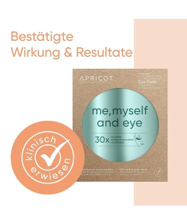 Apricot Eye Pads with Hyaluronic Acid | Anti-Aging Reusable Silicone Eye Care Pads | International Shipping Available - Buy Online on GoSupps.com