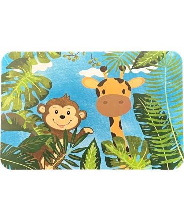 CounterArt Dinosaurs & Jungle Reversible Plastic Placemat Set - 4 Pack - Made in USA - Buy Online on GoSupps.com
