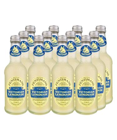 Fentimans Victorian Lemonade - Botanically Brewed Lemonade, Lemon Water, Sparkling Lemonade, Made with Natural Ingredients, No Artificial Flavors or Preservatives - Lemonade, 275 ml (Case of 12)