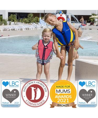 Limmys Premium Neoprene Swim Vest for Girls | Small Size with Drawstring Bag | Ideal Buoyancy Swimming Aid - Buy Online on GoSupps.com