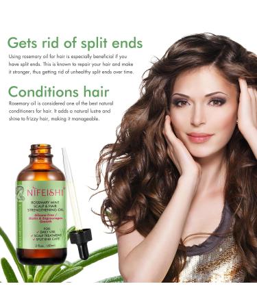 Organic Rosemary Oil for Hair Growth - 100% Pure with Scalp Massager | Biotin & Essential Oils for Nourished Scalp & Reduced Hair Loss - Buy Online on GoSupps.com