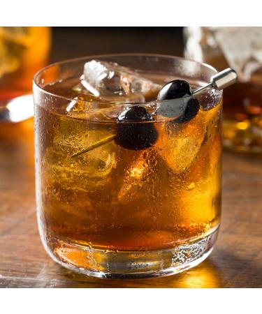 REX Gourmet Cocktail Italian Maraschino Cherries 14.1oz - Premium Quality Garnish for Drinks - Buy Online on GoSupps.com