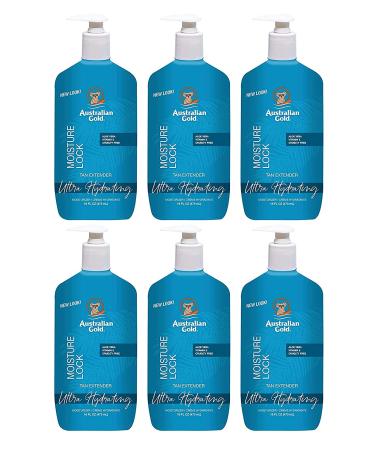 Australian Gold Moist Lock Tan Extender 16oz Pump (473ml) - 6 Pack - Buy Online on GoSupps.com