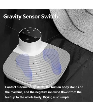 Body Hair Dryer Waterproof Negative Ions Body Hair Heater Blow Dryer Feet Touch Panel Drying Machine Body Care Dryer for Bathroom Sports Center Gym Withweightscale - Buy Online on GoSupps.com