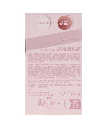 Kylie Jenner's Lip Oil Gift Set: Coconut & Crme Brlee by Kylie Cosmetics - Buy Online on GoSupps.com