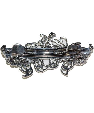 GIZZY Ladies Girls Antique Silver Colour Colour Butterflies Hair Barrette. Hair Slide. - Buy Online on GoSupps.com