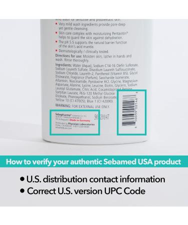 Sebamed Paraben-Free Liquid Face and Body Wash with Pump - pH 5.5 - Dermatologist Recommended - 13.5 oz (400ml) - Pack of 3 - Buy Online on GoSupps.com