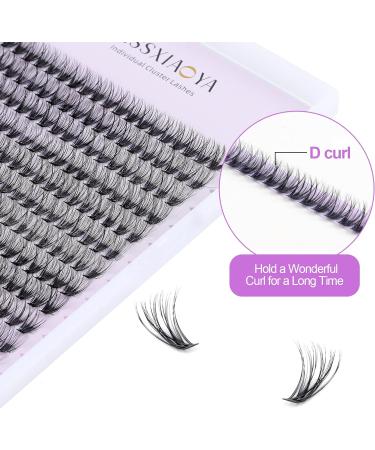 240pcs 40D 0.07 D Curl Cluster Eyelash Extensions 11mm - Soft Individual Lashes for DIY Eyelash Extension at Home - Buy Online on GoSupps.com