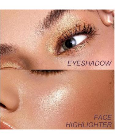 Welhammsae 8 Colors Highlight and Contour Palette with Brush Highlight and Bronzer Powder Palette Professional Facial Beauty Makeup for Women Girls Palettebrushset-154 - Buy Online on GoSupps.com