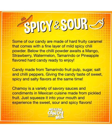 Mexican Candy Mix Assortment (90 Count) - Sweet, Spicy, and Sour Variety Pack by JVR TRADE - Buy Online on GoSupps.com