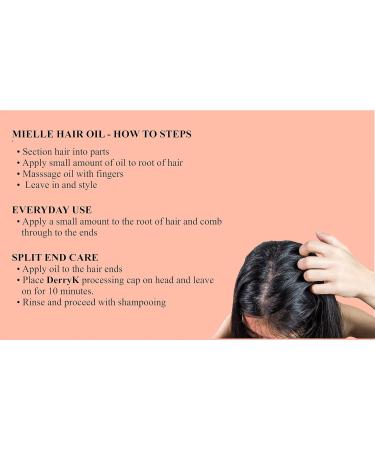 Rosemary Mint Hair Oil 2 Piece Mielle Combo with DerryK Processing Caps - Buy Online on GoSupps.com