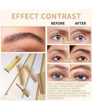 W3W Eyebrow Growth Serum Clinically Proven Peptide Brow Enhancer for Fuller Thicker Brows With Myristoyl Pentapeptide-4 & Botanical Extracts Prostaglandin-Free Safe for Sensitive Skin (5ml) - Buy Online on GoSupps.com