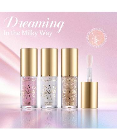 Plump Lip Glow Lot de 3 huiles l vres avec grande t te de pinceau hydratant non collant et hydratant Finition brillante pour les l vres nourrissantes - Buy Online on GoSupps.com