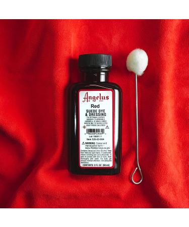 Angelus Black Suede Leather Dye 3oz for Shoes, Boots, Bags, Crafts, Furniture - Nubuck & More - Buy Online on GoSupps.com