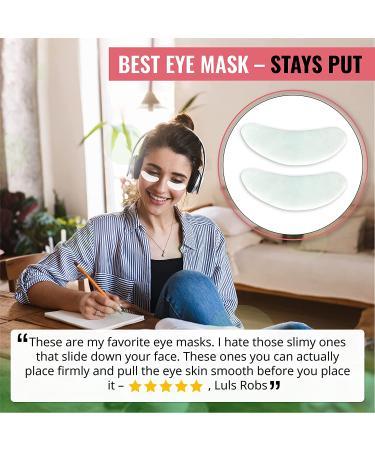 Korean Skin Care Under Eye Patches (20 Pairs) - Caffeine Collagen Hydrogel Eye Mask for Dark Circles and Puffiness - Aloe Vera Rose Green Tea Gel Pads - Buy Online on GoSupps.com