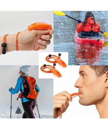 Super Loud Trill Pipe - 2 Pack Emergency Signal with Reflective Lanyard for Boating Camping Hiking & Swimming Safety - Buy Online on GoSupps.com