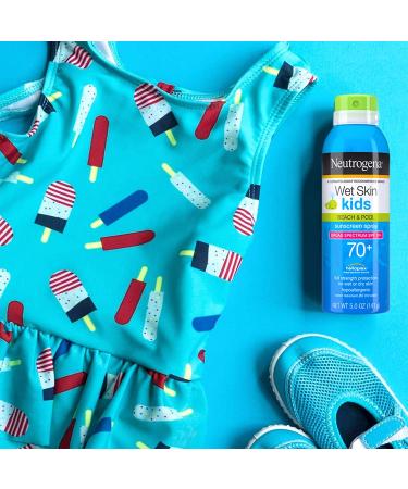 Neutrogena Wet Skin Kids Sunscreen Spray SPF 70+ 5 oz - 2PK Twin Pack - Buy Online on GoSupps.com