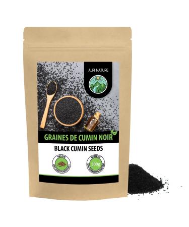 Whole Black Cumin (500g), Nigella Seeds, 100% Natural Black Cumin Seeds, Natural Black Cumin Seeds Without Ad