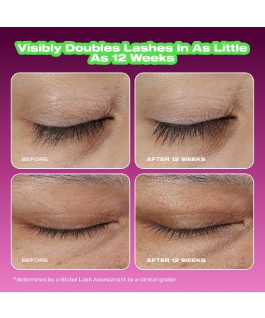 Educated Mess Grow A Pair Lash & Brow Enhancing Serum 5 ML / 0.17 fl oz Prostaglandin Free Non-Irritating - Buy Online on GoSupps.com