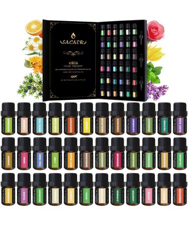 36 Bottles Essential Oils Set -100% Natural Essential Oils-Perfect for Diffuser, Humidifier,Aromatherapy, Massage,Skin & Hair Care, Soap, Candle Bath Bombs Making (5ml/0.17oz) 36 bottles*5ml - Buy Online on GoSupps.com