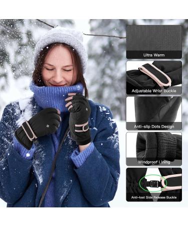 Winter Ski Gloves for Women - Waterproof Anti-Slip & Touchscreen - Ideal for Skiing, Snowboarding & Outdoor Activities - Cold Weather Gloves - Medium-XX-Large - Buy Online on GoSupps.com