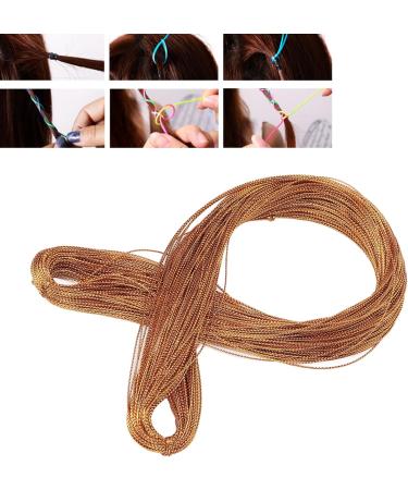 Hair Tinsel Kit Hair Tinsel Heat Resistant Hair Tinsel Strands Kit Hair Tinsel for Fashion Shows for Parties(Shiny gold) - Buy Online on GoSupps.com