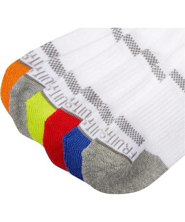 Fruit of the Loom Boys Everyday Active Crew Socks - 6 Pair Pack in Various Colors - Buy Online on GoSupps.com