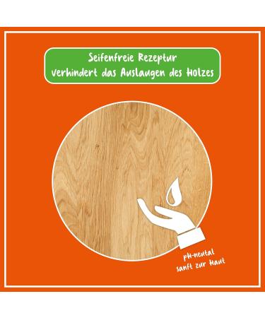 Poliboy Furniture Cleaner - Gentle Wood Care with Orange Scent | 750ml Intensive Cleaner + Cotton Cloth | Made in Germany - Shop Now! - Buy Online on GoSupps.com