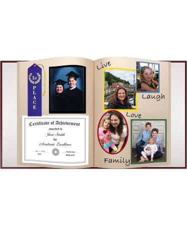 Pioneer Jumbo Family Memory Album - 11 3/4x14 Scrapbook with 100 Archival Buff Pages - Burgundy Covers - Buy Online on GoSupps.com