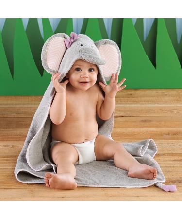Baby Aspen Elephant Bath Hooded Towel & Robe 0-9 Months | Splish Splash Collection - Buy Online on GoSupps.com